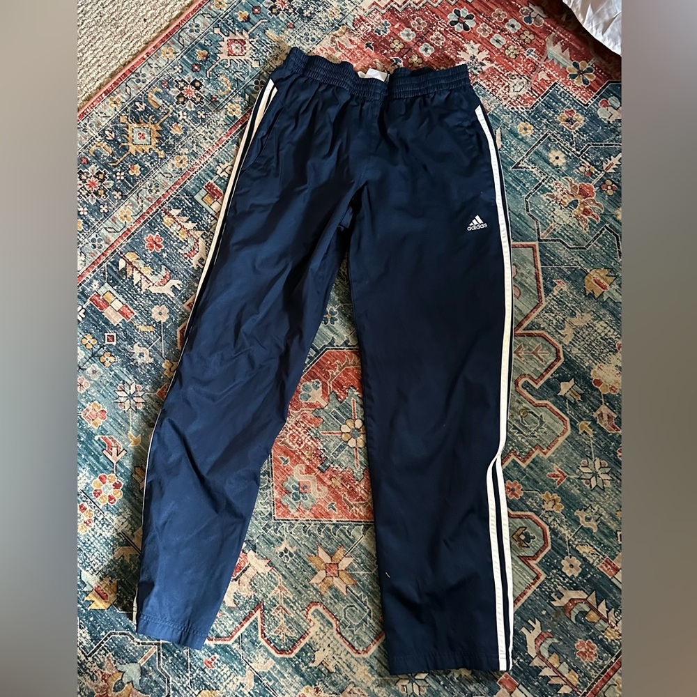 Adidas Navy Track Pants-  unisex -